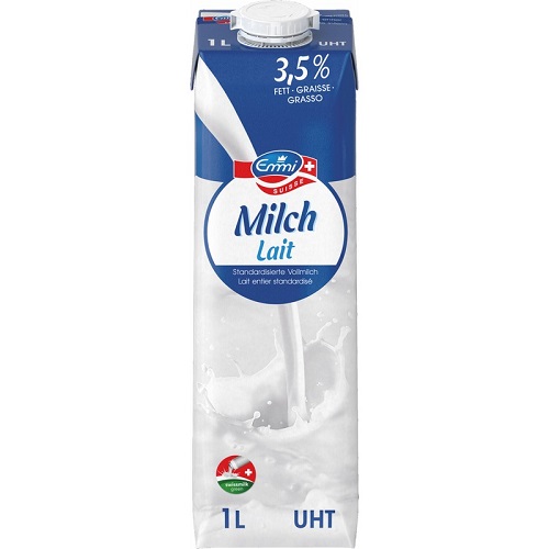 Emmi Milch Lait Latte 3.5% UHT 1 L