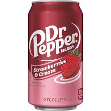 Dr. Pepper Strawberries & Cream 355ml.