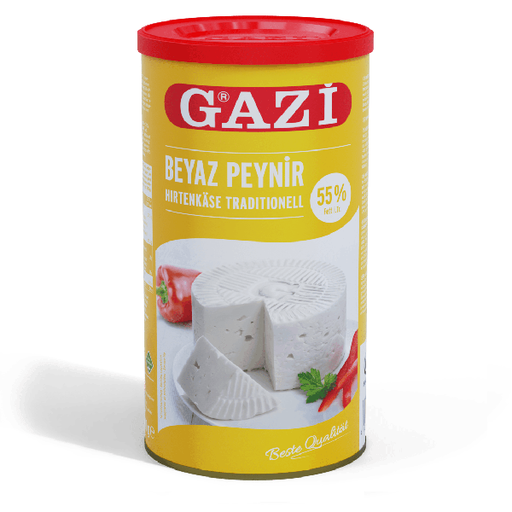 GAZI 55% Beyaz Peynir, Hirtenkäse 800g.