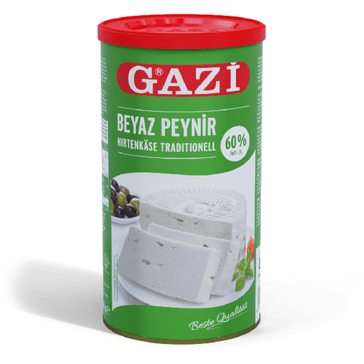 GAZI 60% Beyaz Peynir, Hirtenkäse 800g.