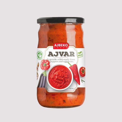 Ajbeko Ajvar MILD 720g.